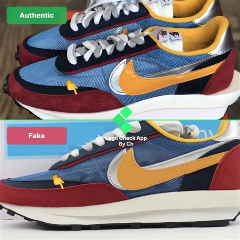 real vs fake nike sacai|How To Spot Fake Nike Sacai Waffle .